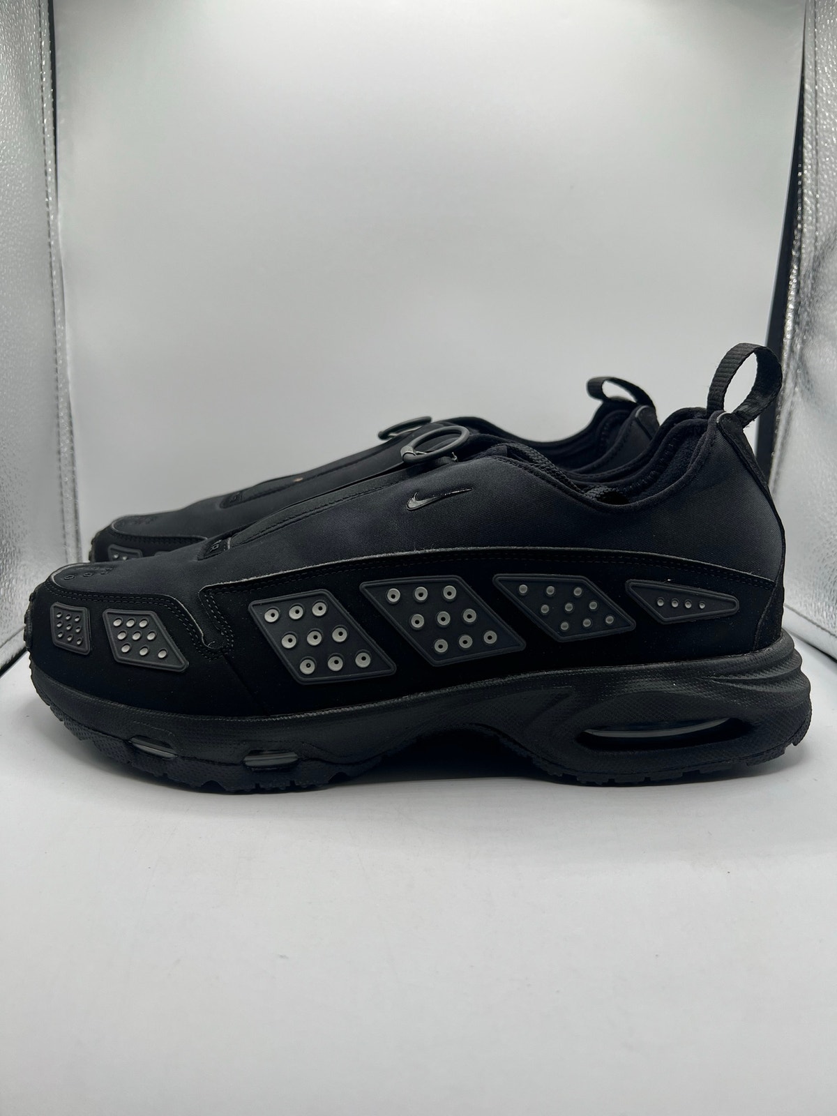 Nike Air Sunder Max Black Silver Size 115 Mens